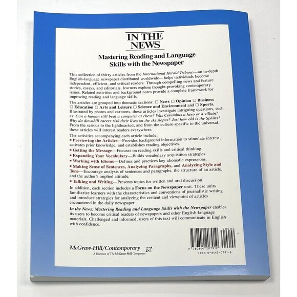 Lot 2 International Herald Tribune USA Today Mastering Reading Cassette Book SET - Picture 15 of 16